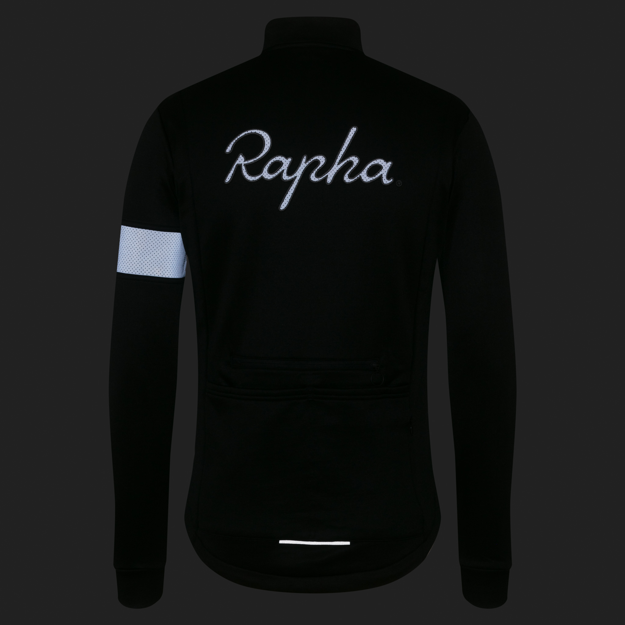 Rapha Winter Windproof Jersey Black | 56498XJGV